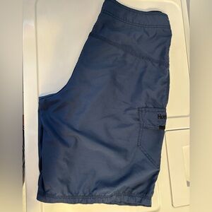 Hurley Cargo Blue Swim Trunks Shorts Men’s Size 36